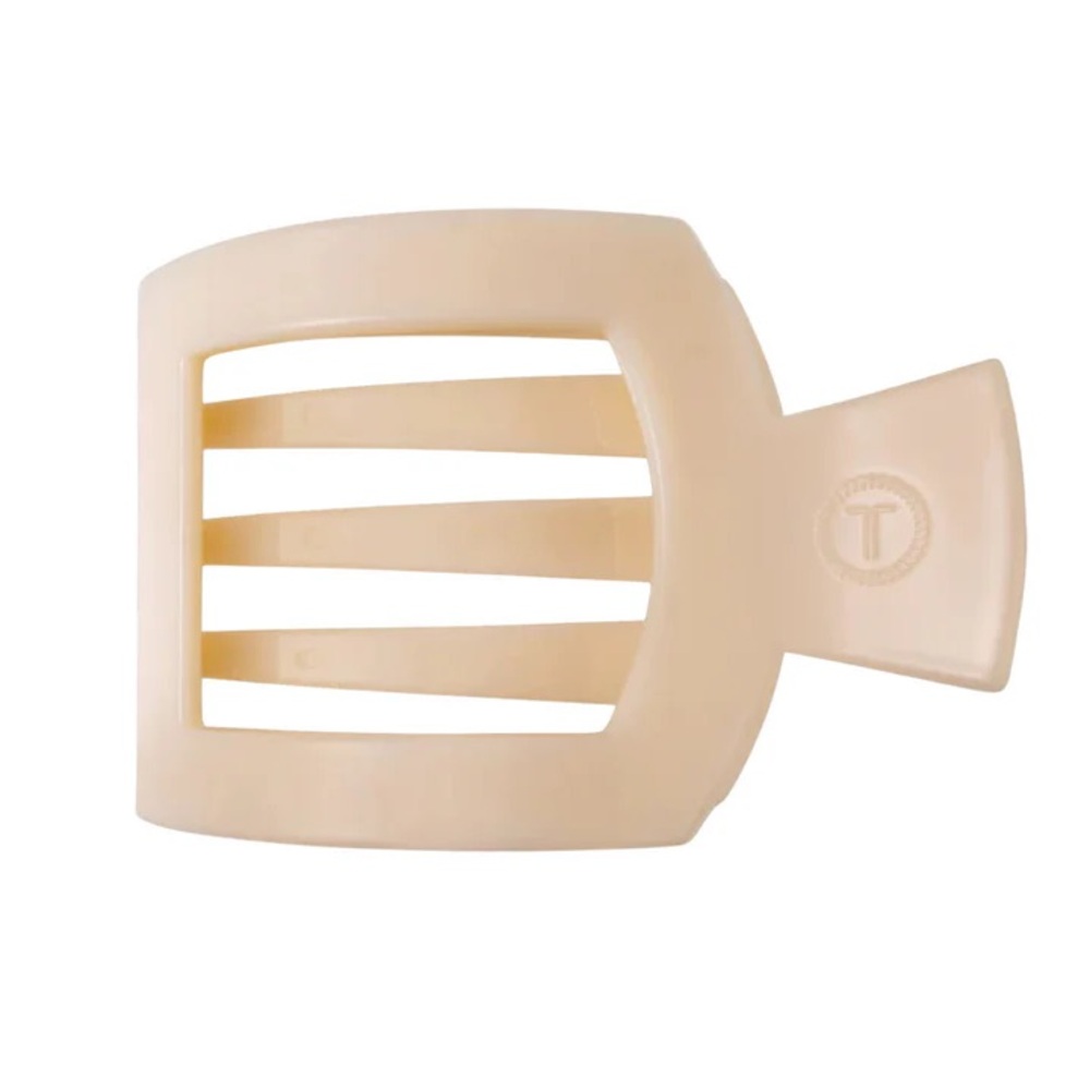 Square flat hair clip